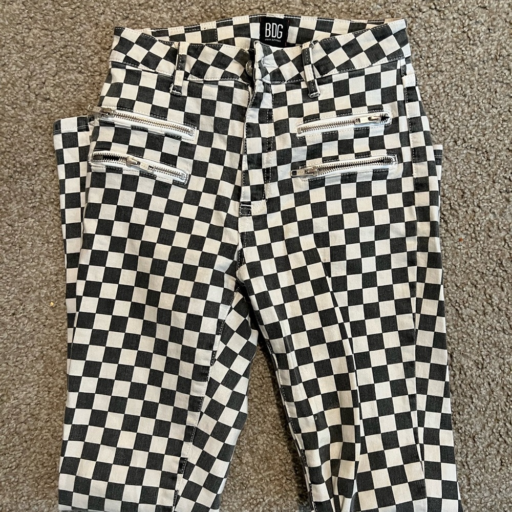 BDG Urban Outfitters Twig High Rise Checkered Pants